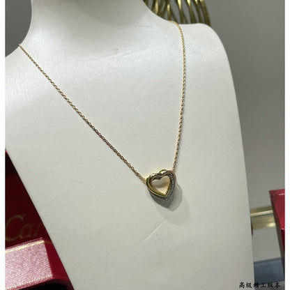 Trinity Heart Diamond Necklace