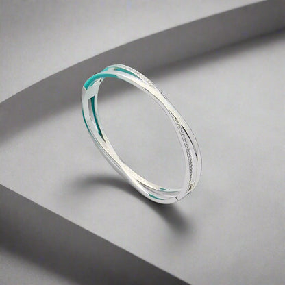 T Atlas x Narrow Hinged Bangle Bracelet
