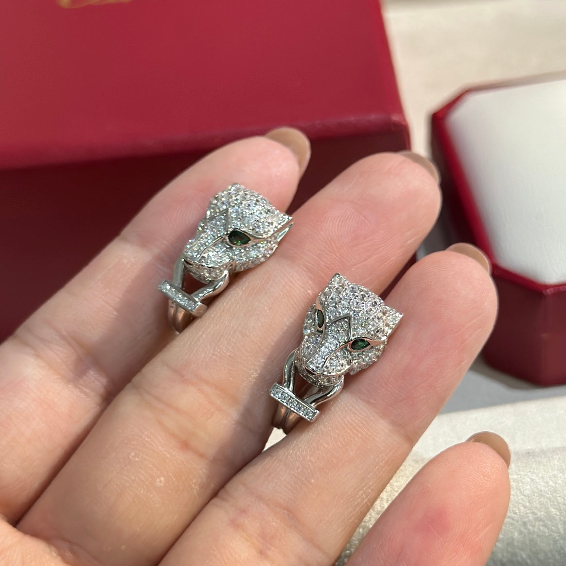 Panthère De Diamond Earrings