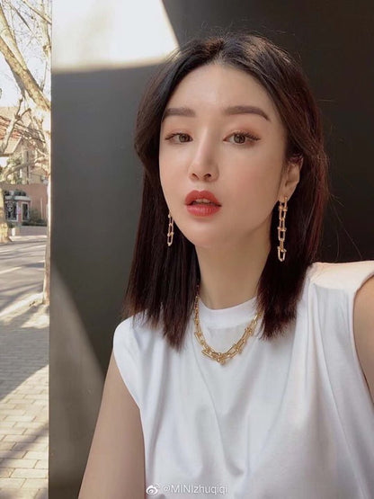 T HardWear Graduated Link Earrings