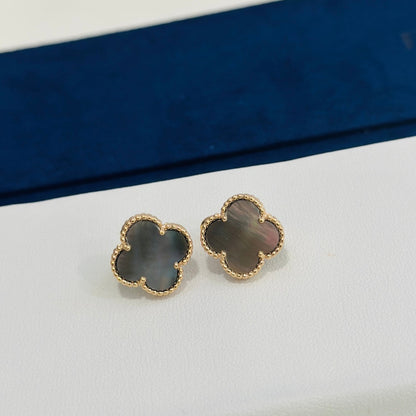 Vintage Alhambra Grey Earrings