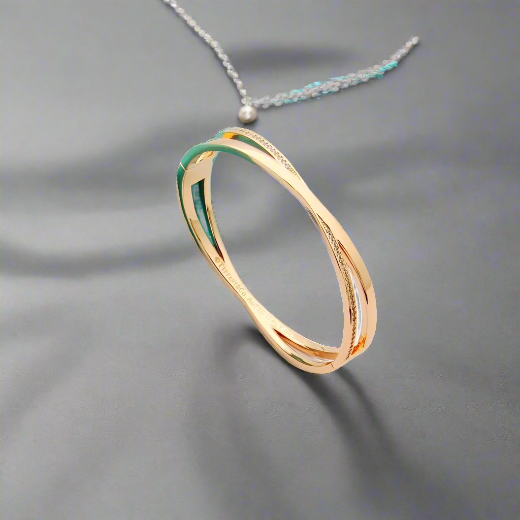T Atlas x Narrow Hinged Bangle Bracelet