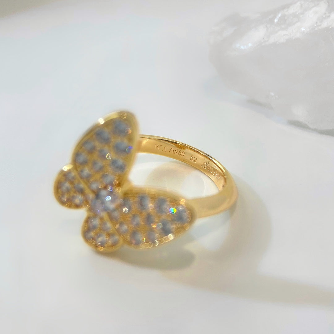 Two Butterfly Ring