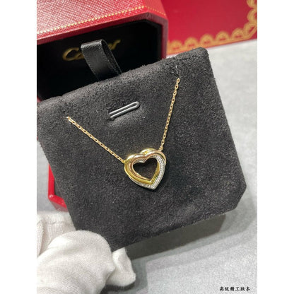 Trinity Heart Diamond Necklace