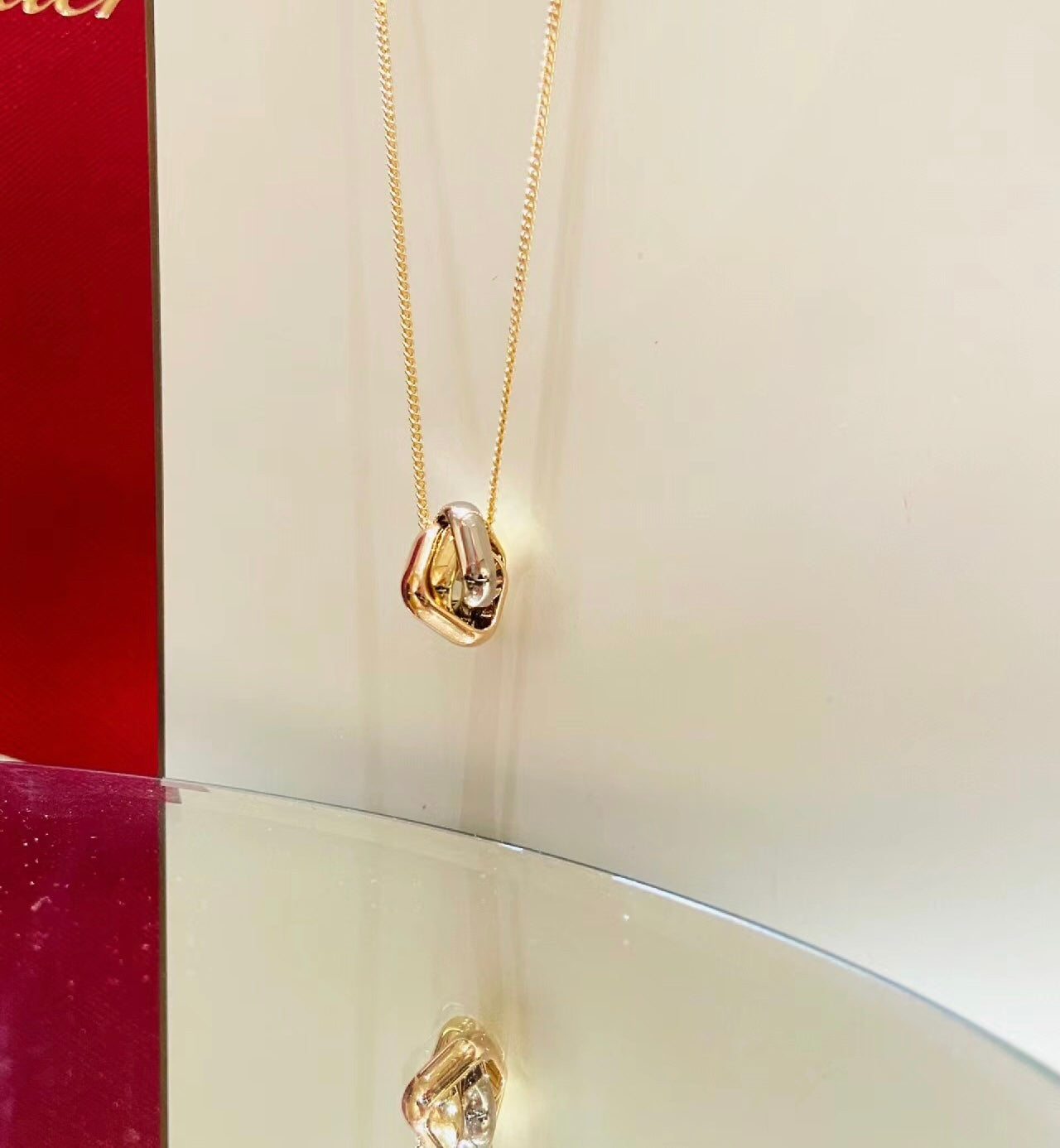 Trinity Cushion Necklace