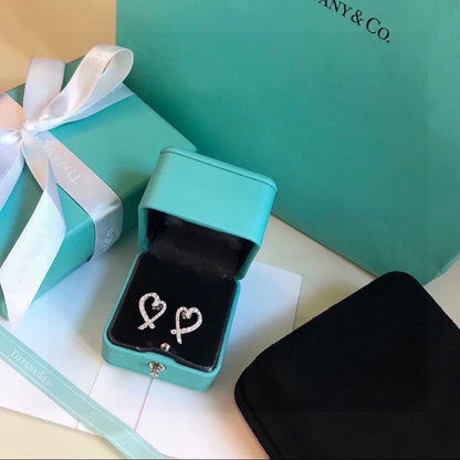 T Diamond Earrings