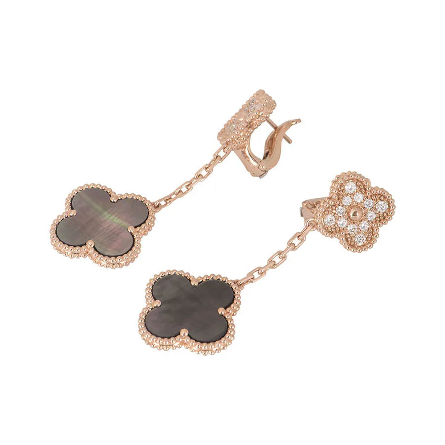 Vintage Alhambra 2 Motifs Earrings