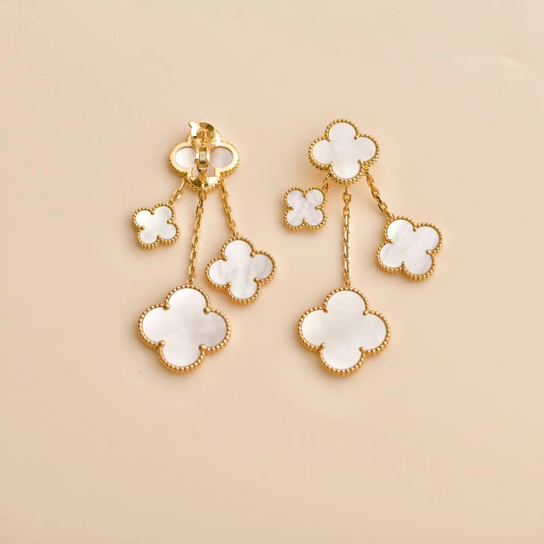 Magic Alhambra Four Motifs Earrings