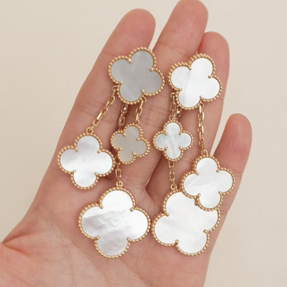 Magic Alhambra Four Motifs Earrings